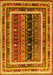 Oriental Yellow Traditional Rug, con3091yw