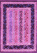 Machine Washable Abstract Purple Contemporary Area Rugs, wshcon3092pur