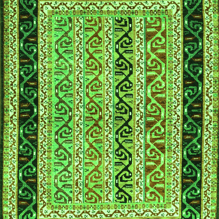 Abstract Green Contemporary Rug, con3092grn