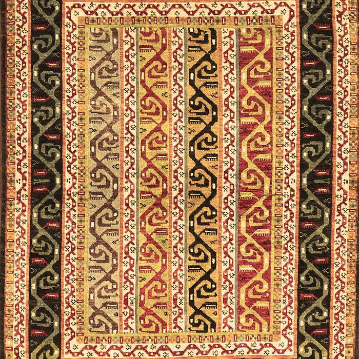 Machine Washable Abstract Brown Contemporary Rug, wshcon3092brn