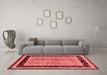 Contemporary Red Washable Rugs