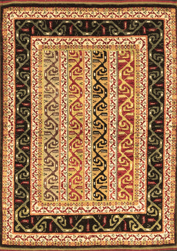 Abstract Brown Contemporary Rug, con3092brn