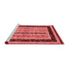 Contemporary Red Washable Rugs