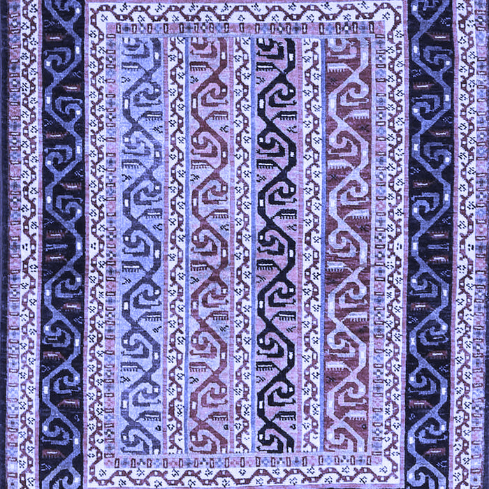 Machine Washable Abstract Blue Contemporary Rug, wshcon3092blu