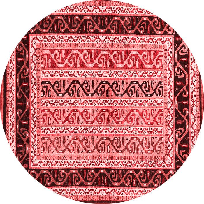 Abstract Red Contemporary Rug, con3092red
