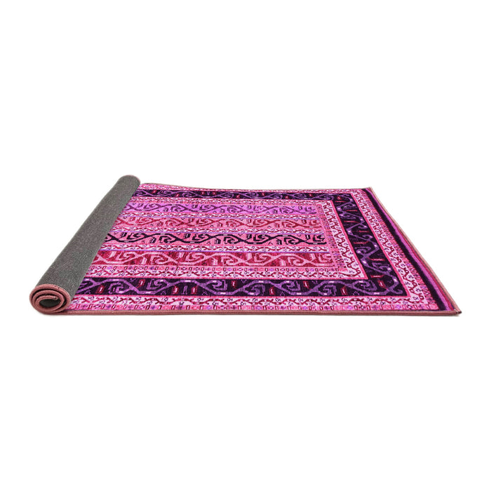 Sideview of Abstract Pink Contemporary Rug, con3092pnk