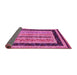 Sideview of Abstract Pink Contemporary Rug, con3092pnk