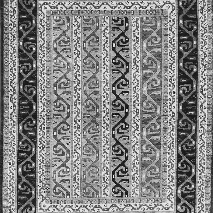 Serging Thickness of Machine Washable Abstract Gray Contemporary Rug, wshcon3092gry