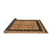 Sideview of Abstract Brown Contemporary Rug, con3092brn