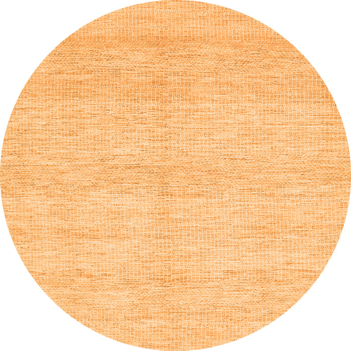 Square Solid Orange Modern Rug, con309org