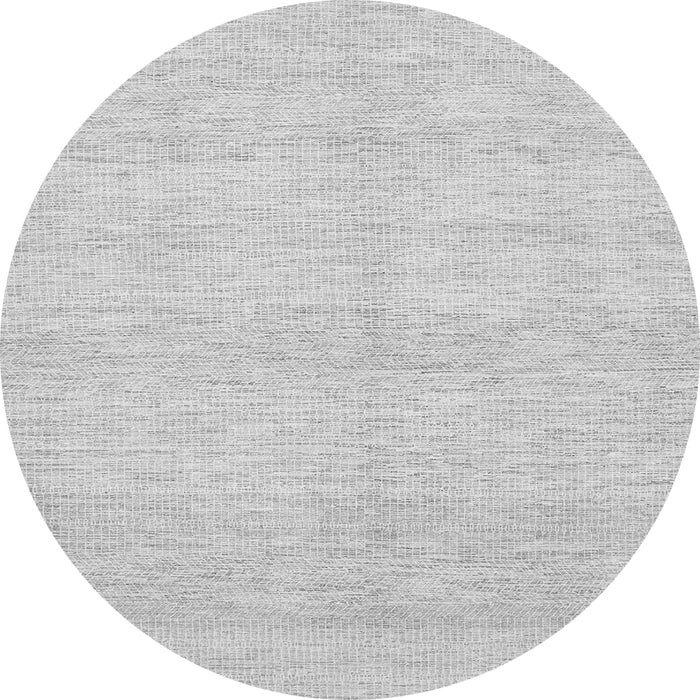 Machine Washable Solid Gray Modern Rug, wshcon309gry