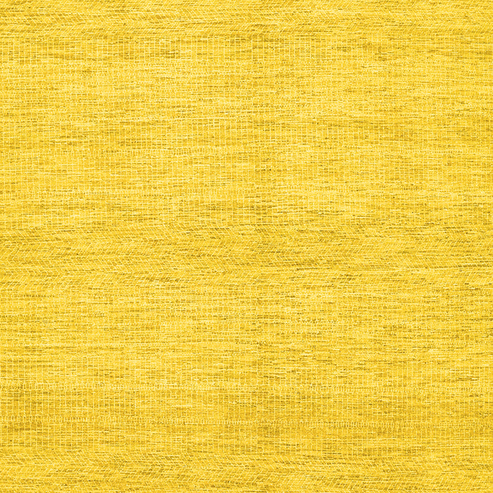 Machine Washable Solid Yellow Modern Rug, wshcon309yw