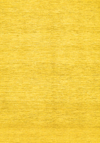 Solid Yellow Modern Rug, con309yw