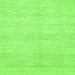 Serging Thickness of Solid Green Modern Rug, con309grn