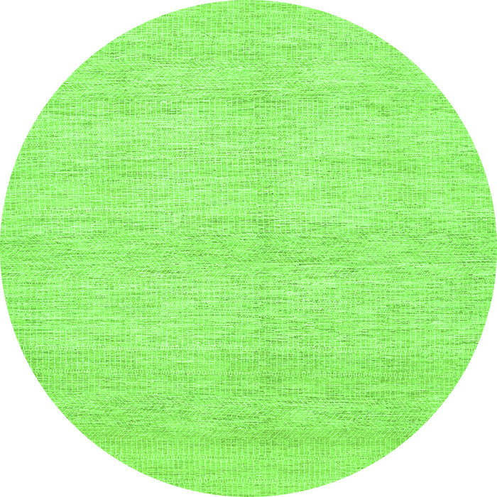Square Solid Green Modern Rug, con309grn
