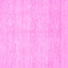 Square Solid Pink Modern Rug, con309pnk