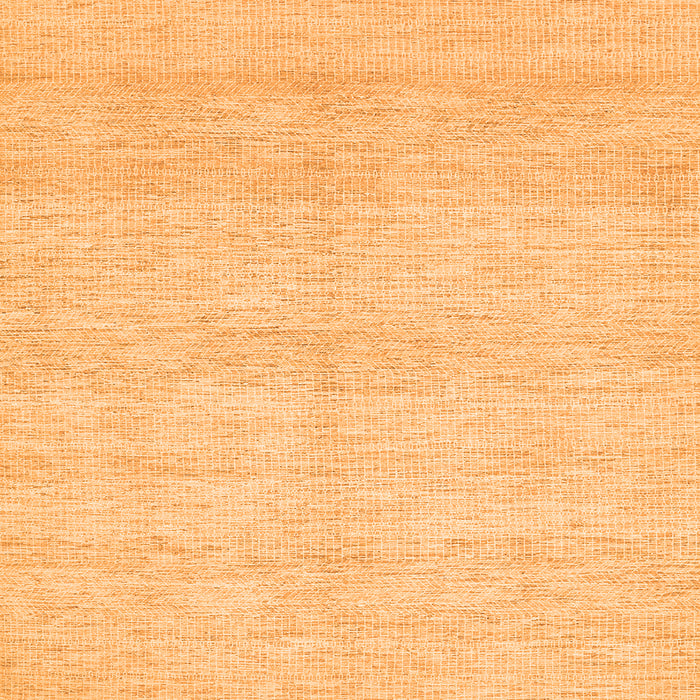 Round Machine Washable Solid Orange Modern Area Rugs, wshcon309org