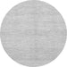 Square Solid Gray Modern Rug, con309gry