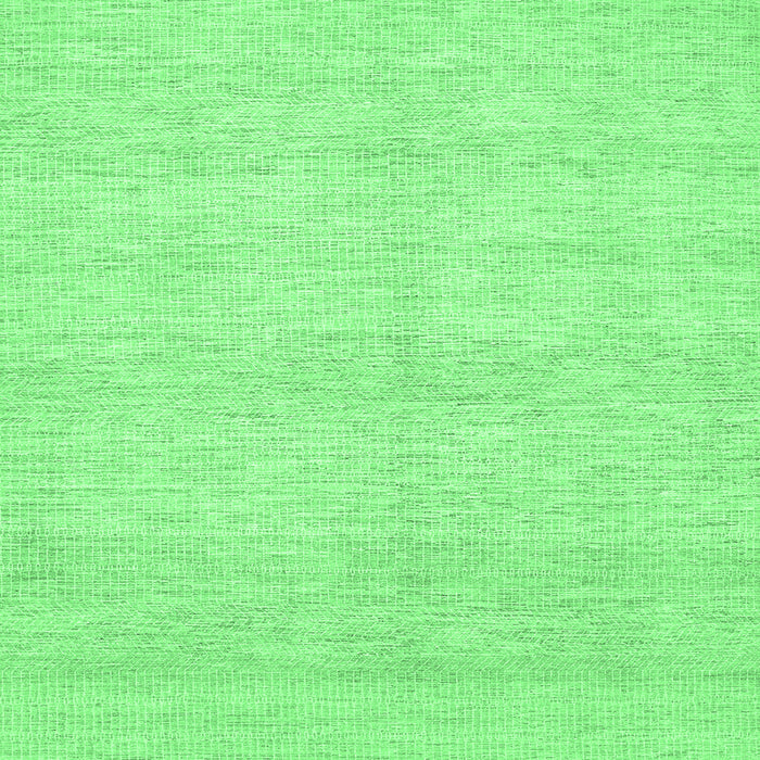 Square Machine Washable Solid Emerald Green Modern Area Rugs, wshcon309emgrn
