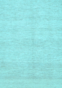 Solid Light Blue Modern Rug, con309lblu