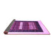 Sideview of Abstract Purple Contemporary Rug, con310pur