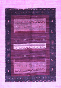 Abstract Purple Contemporary Rug, con310pur