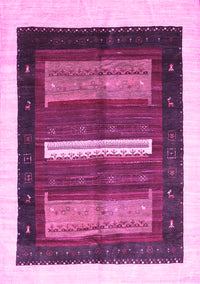 Abstract Pink Contemporary Rug, con310pnk