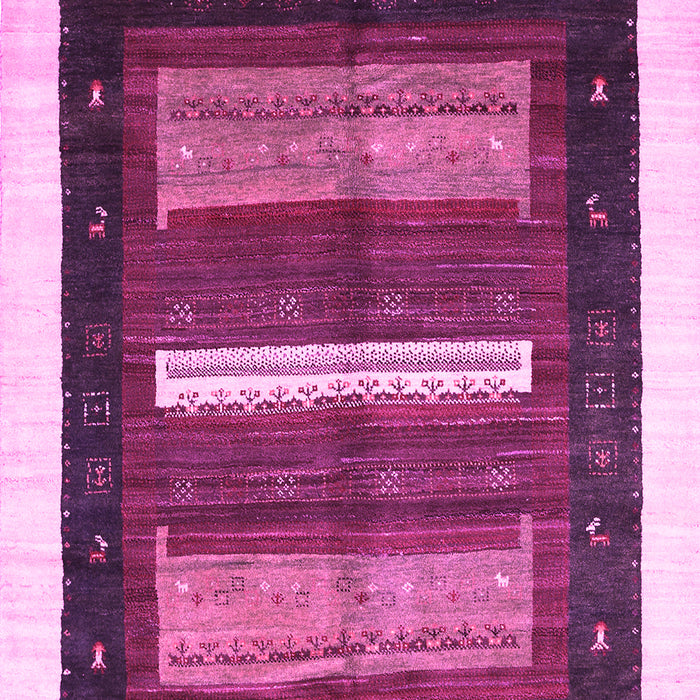 Abstract Pink Contemporary Rug, con310pnk