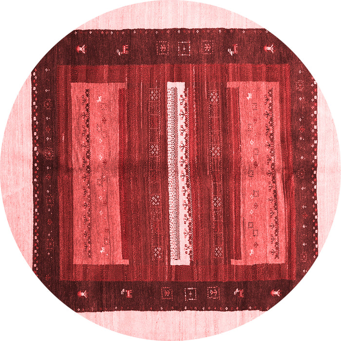 Machine Washable Abstract Red Contemporary Rug, wshcon310red