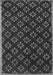 Abstract Gray Contemporary Rug, con311gry