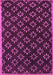 Abstract Purple Contemporary Rug, con311pur