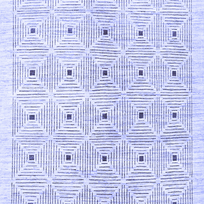 Machine Washable Abstract Blue Contemporary Rug, wshcon312blu