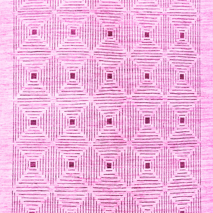 Machine Washable Abstract Pink Contemporary Rug, wshcon312pnk