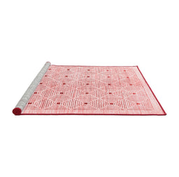 Contemporary Red Washable Rugs