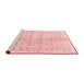 Contemporary Red Washable Rugs