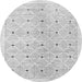 Square Abstract Gray Contemporary Rug, con312gry