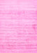 Machine Washable Abstract Pink Contemporary Rug, wshcon313pnk