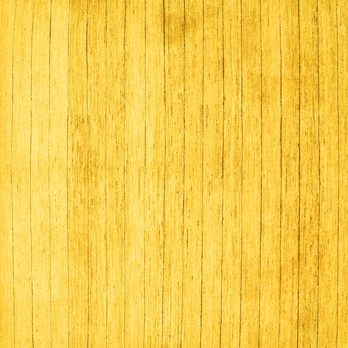 Square Machine Washable Abstract Yellow Contemporary Rug, wshcon313yw