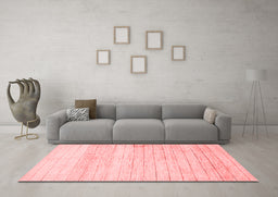 Contemporary Red Washable Rugs