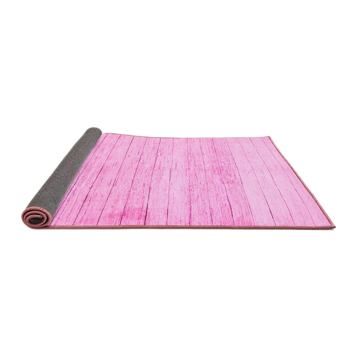 Sideview of Abstract Pink Contemporary Rug, con313pnk