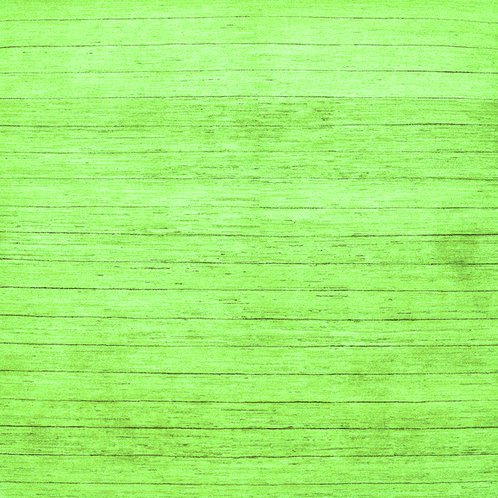 Serging Thickness of Abstract Green Contemporary Rug, con313grn