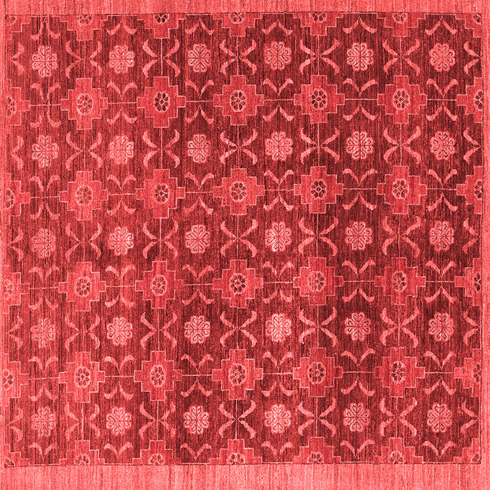 Abstract Red Contemporary Rug, con314red