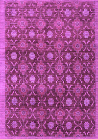 Abstract Purple Contemporary Rug, con314pur