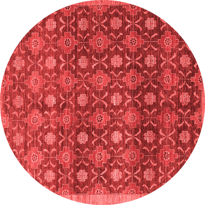Abstract Red Contemporary Rug, con314red