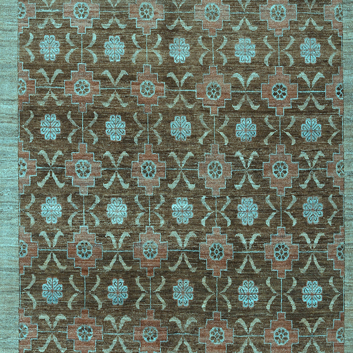 Machine Washable Abstract Light Blue Contemporary Rug, wshcon314lblu