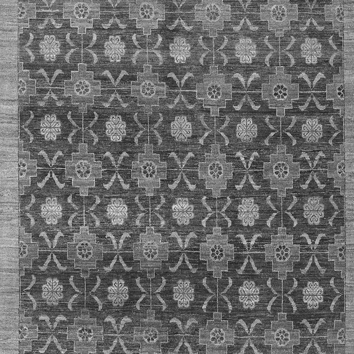 Abstract Gray Contemporary Rug, con314gry
