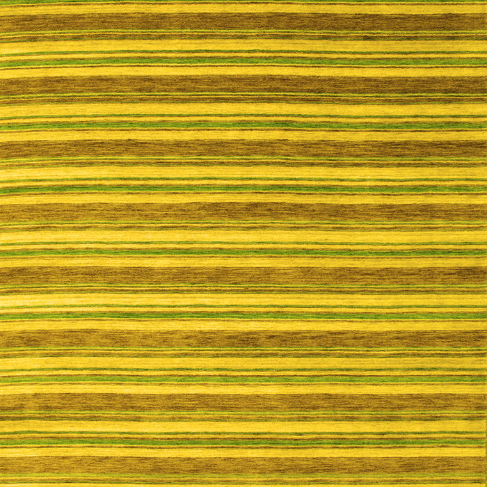 Machine Washable Abstract Yellow Contemporary Rug, wshcon315yw