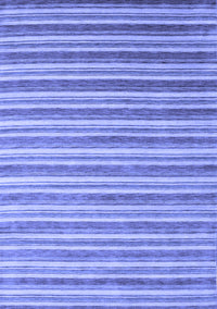 Abstract Blue Contemporary Rug, con315blu