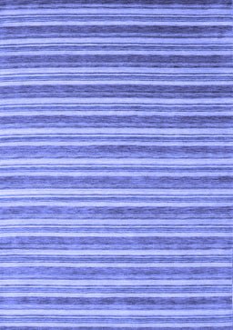 Abstract Blue Contemporary Rug, con315blu