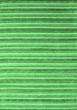 Abstract Emerald Green Contemporary Rug, con315emgrn